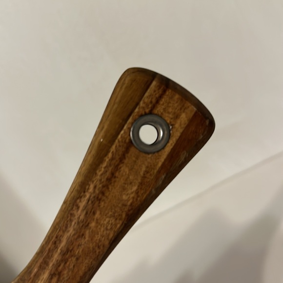 Resin black and gold design cutting board with handle - Picture 7 of 9